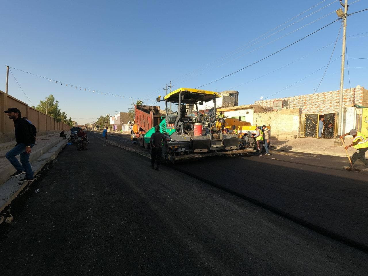 فرّادات إسفلت Vögele وآلة Power Curber